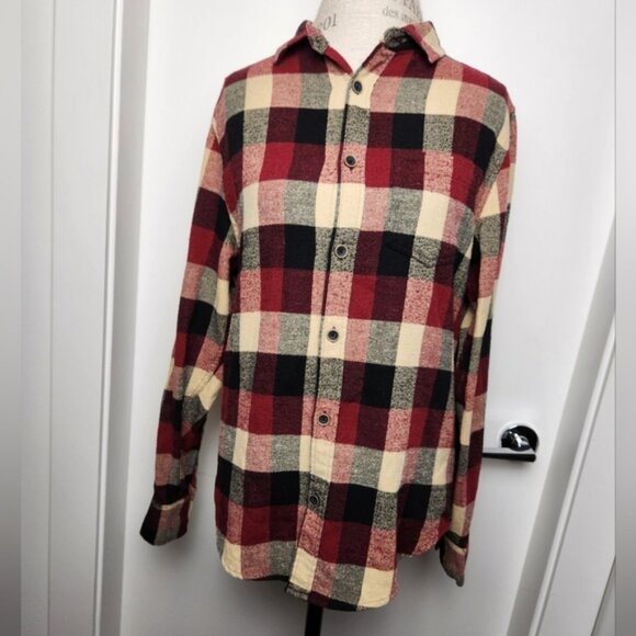 Men's check flannel buttonup shirt - Picture 1 of 4